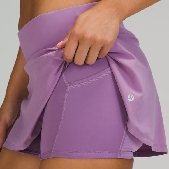 🌸LULULEMON PLAY OFF THE PLEATS SKIRT-WISTERIA-12🌸 - Picture 6 of 10